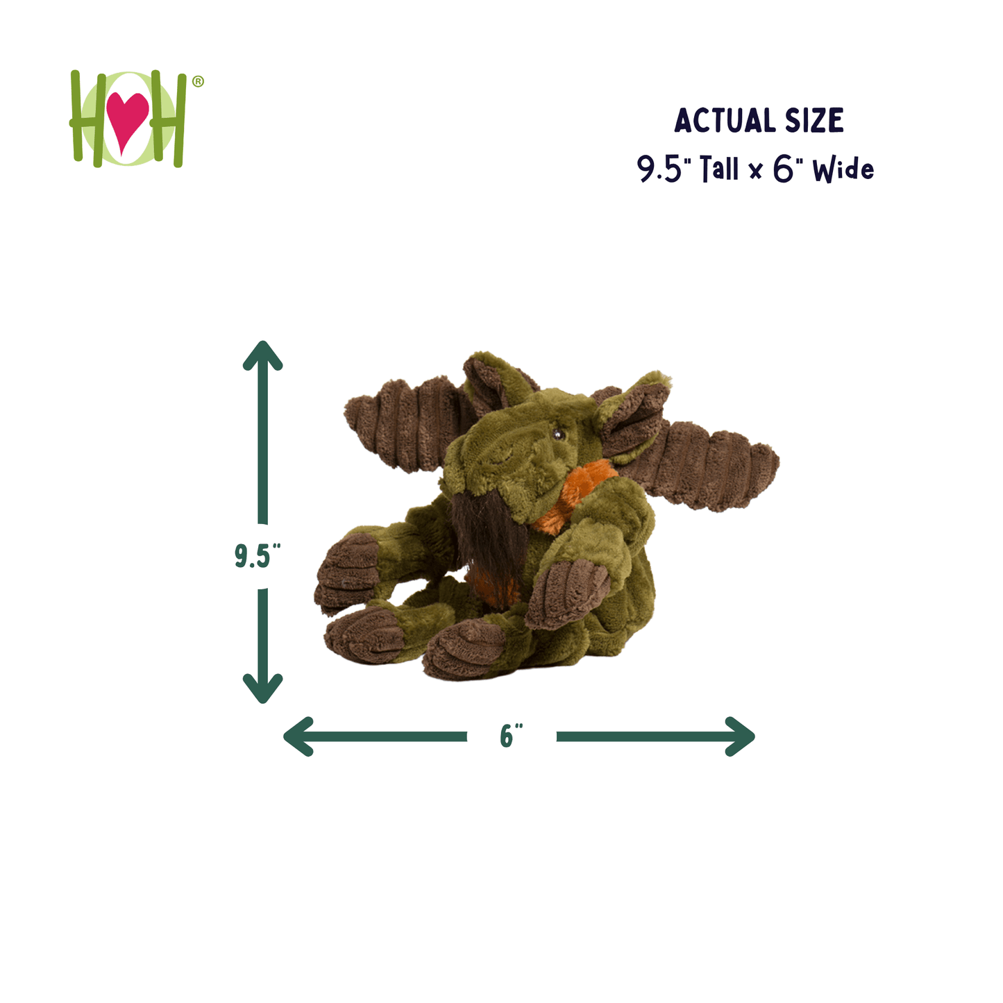 Milo Moose Plush Dog Toy Knottie® - HuggleHounds - Flyclothing LLC