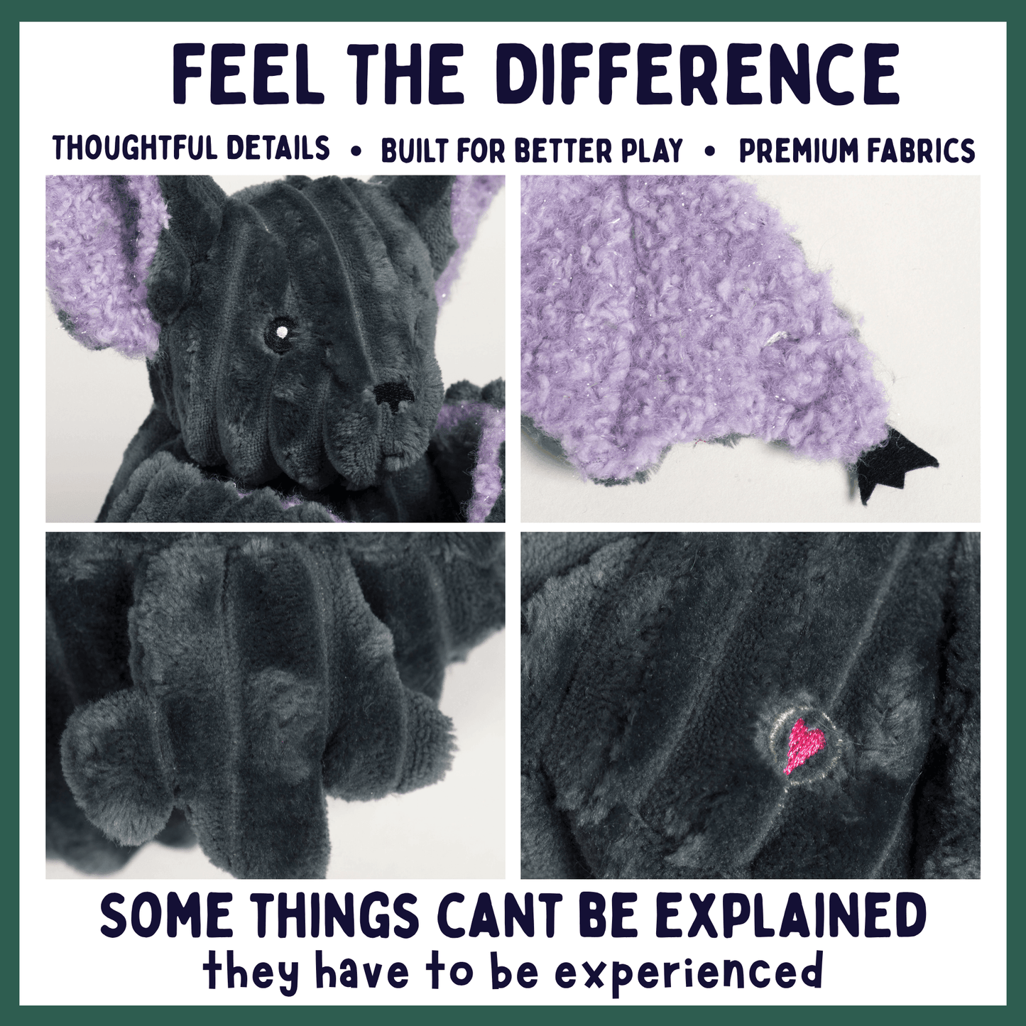 Baxter Bat Halloween Dog Toy - HuggleHounds - Flyclothing LLC