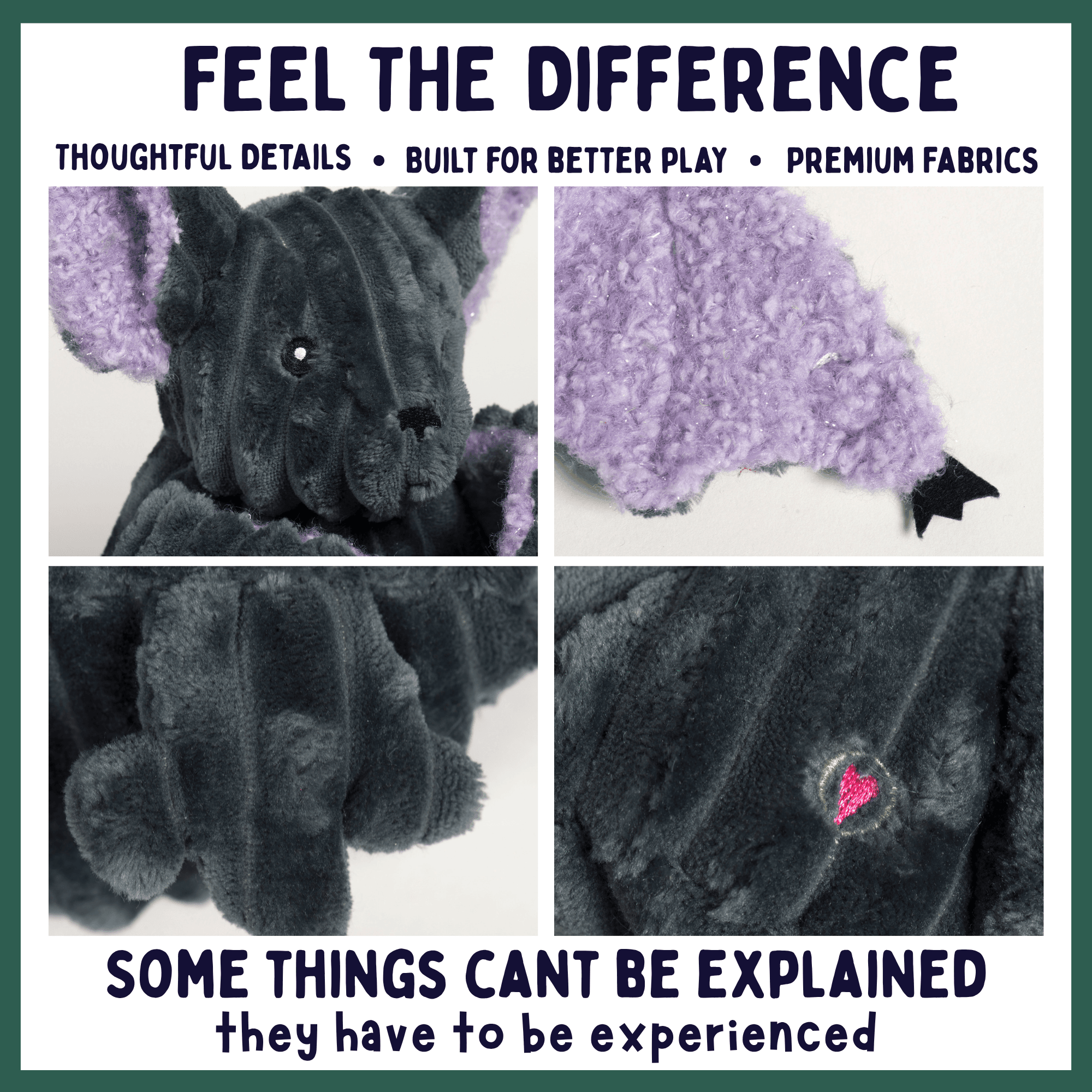 Baxter Bat Halloween Dog Toy - HuggleHounds - Flyclothing LLC