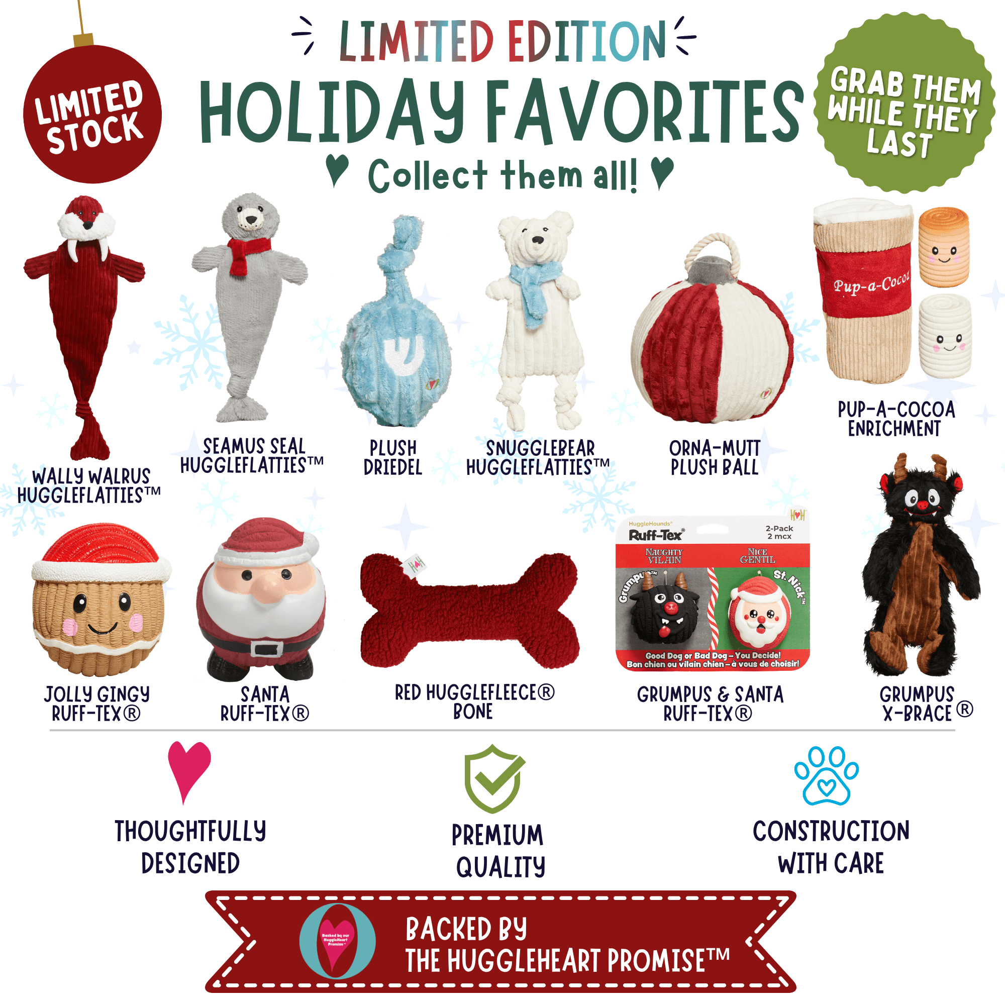 Baxter Bat Halloween Dog Toy - HuggleHounds - Flyclothing LLC