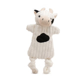 Barnyard HuggleFlatties™ Assorted Durable Plush Dog Toys (3pk) - HuggleHounds - Flyclothing LLC