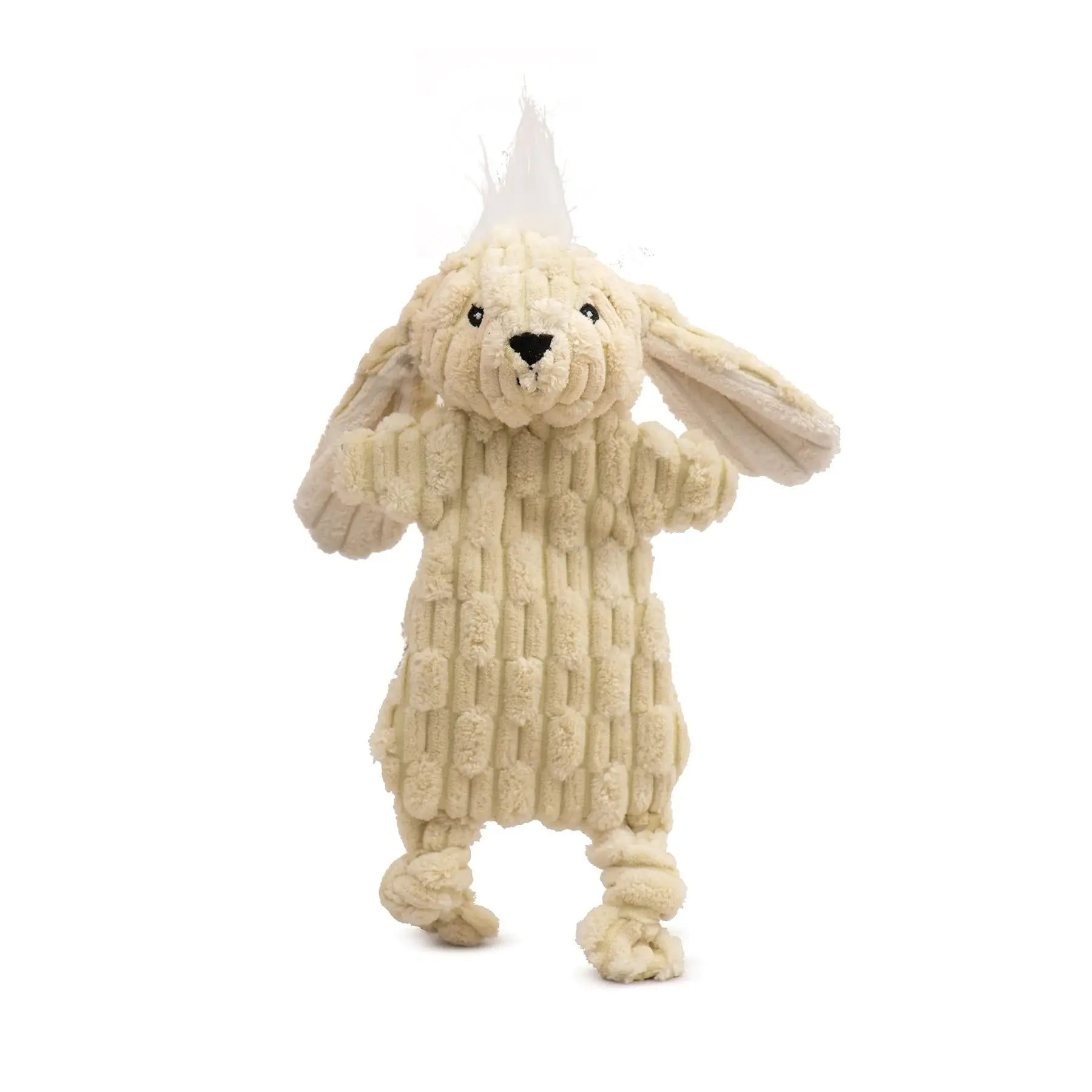 Barnyard HuggleFlatties™ Assorted Durable Plush Dog Toys (3pk) - HuggleHounds - Flyclothing LLC