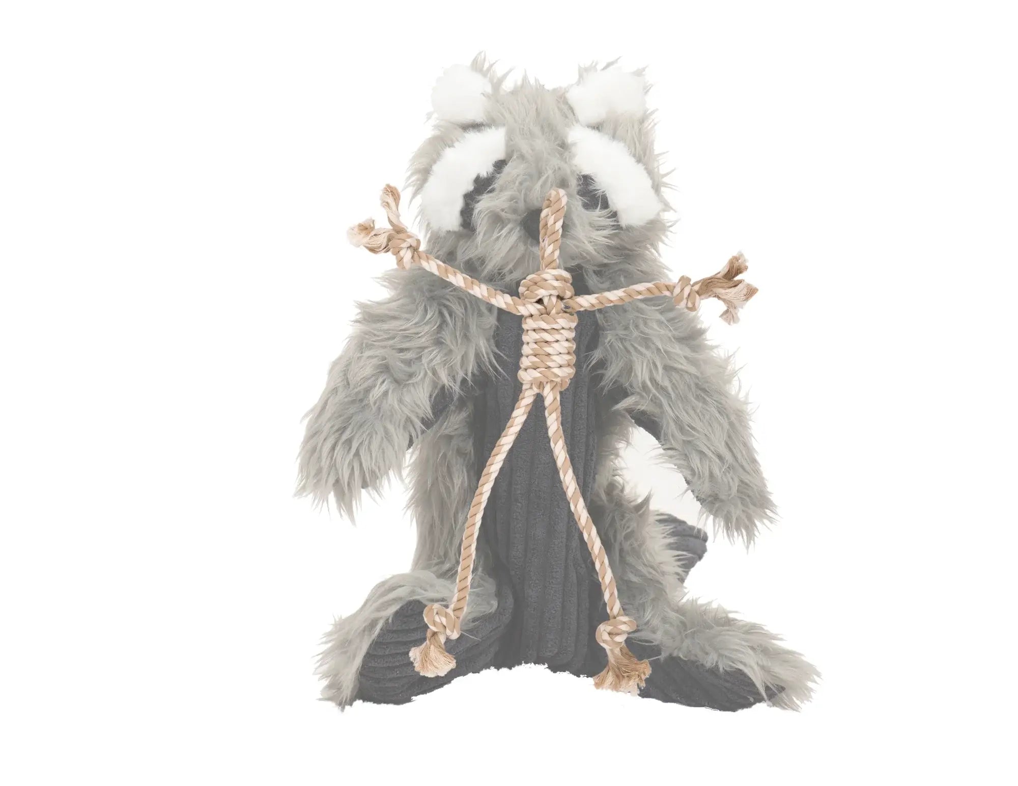 Redwood Raccoon X-Brace™ Plush Dog Toy - HuggleHounds - Flyclothing LLC