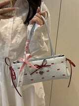 Bow Print Shoulder Bag - Trendsi - Flyclothing LLC