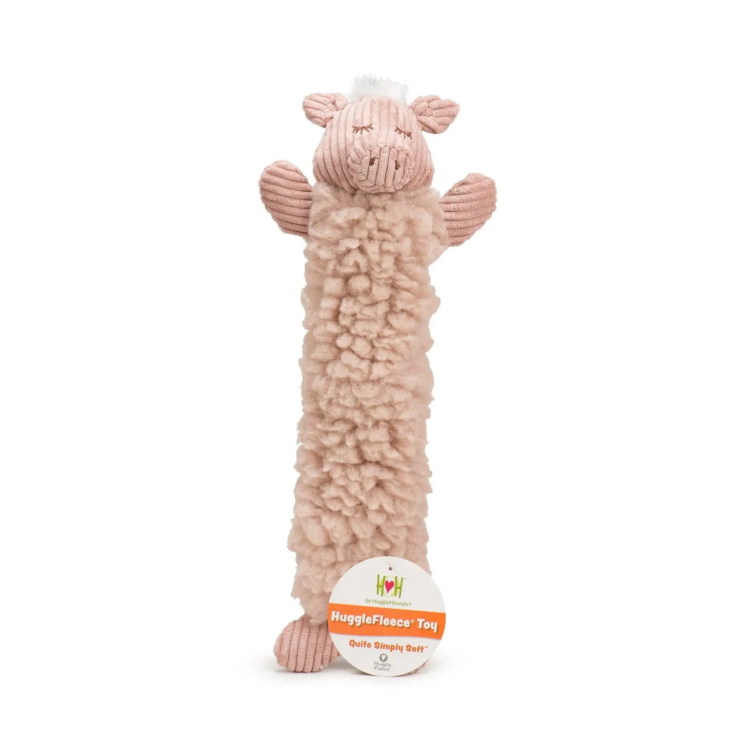 Penelope Pig Fluffer Long & Lovelie™ Durable Plush Dog Toy - HuggleHounds - Flyclothing LLC