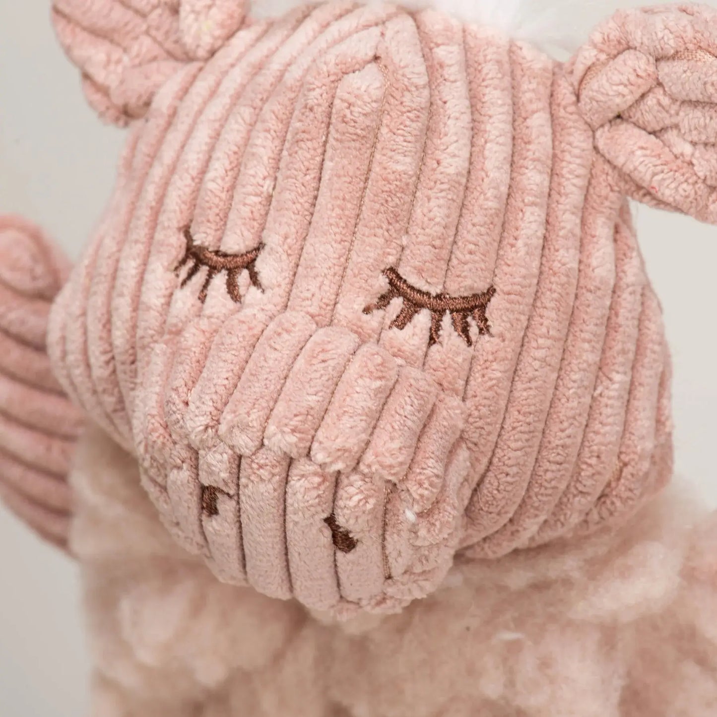 Penelope Pig Fluffer Long & Lovelie™ Durable Plush Dog Toy - HuggleHounds - Flyclothing LLC