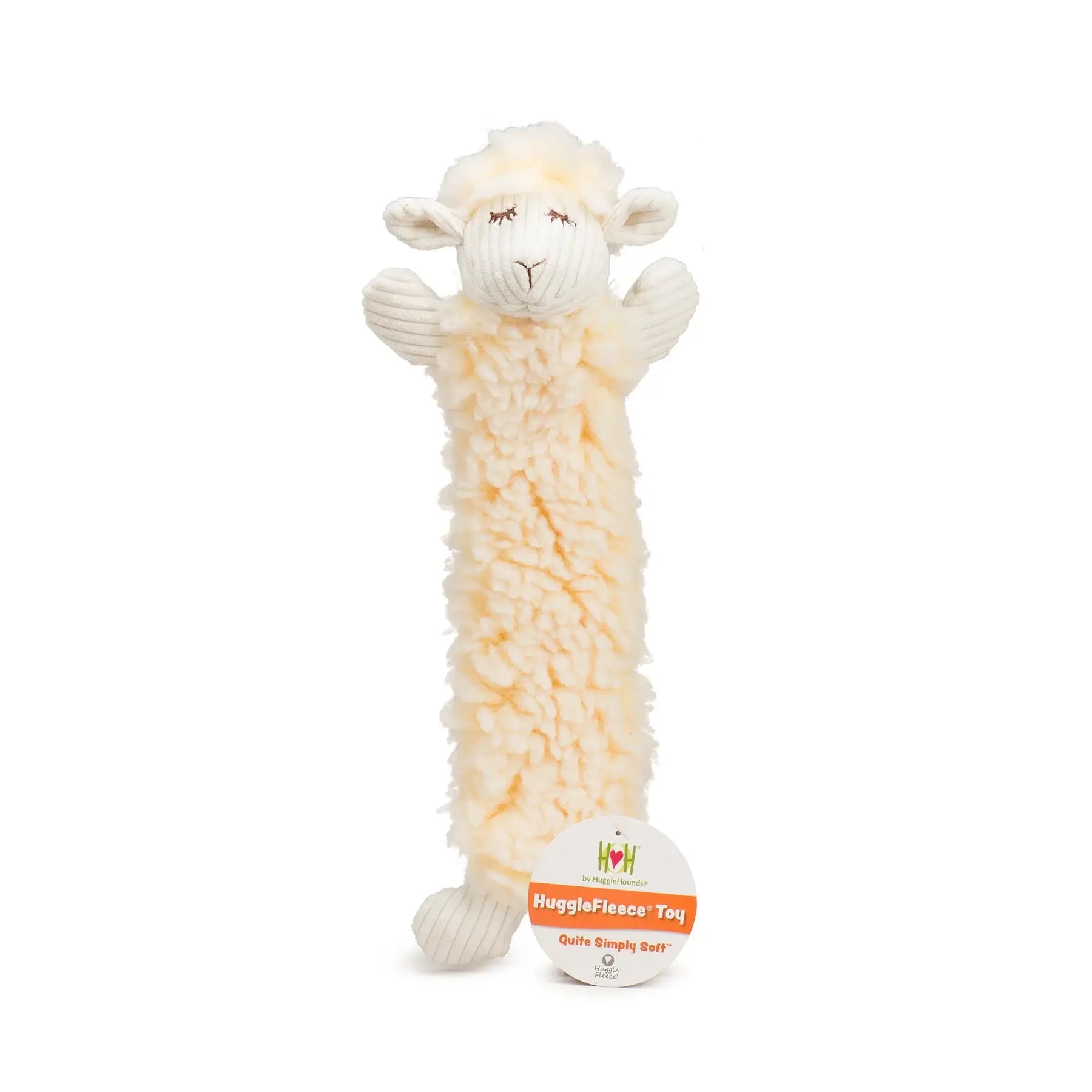 Louise Lamb Fluffer Long & Lovelie™ Durable Plush Dog Toy - HuggleHounds - Flyclothing LLC