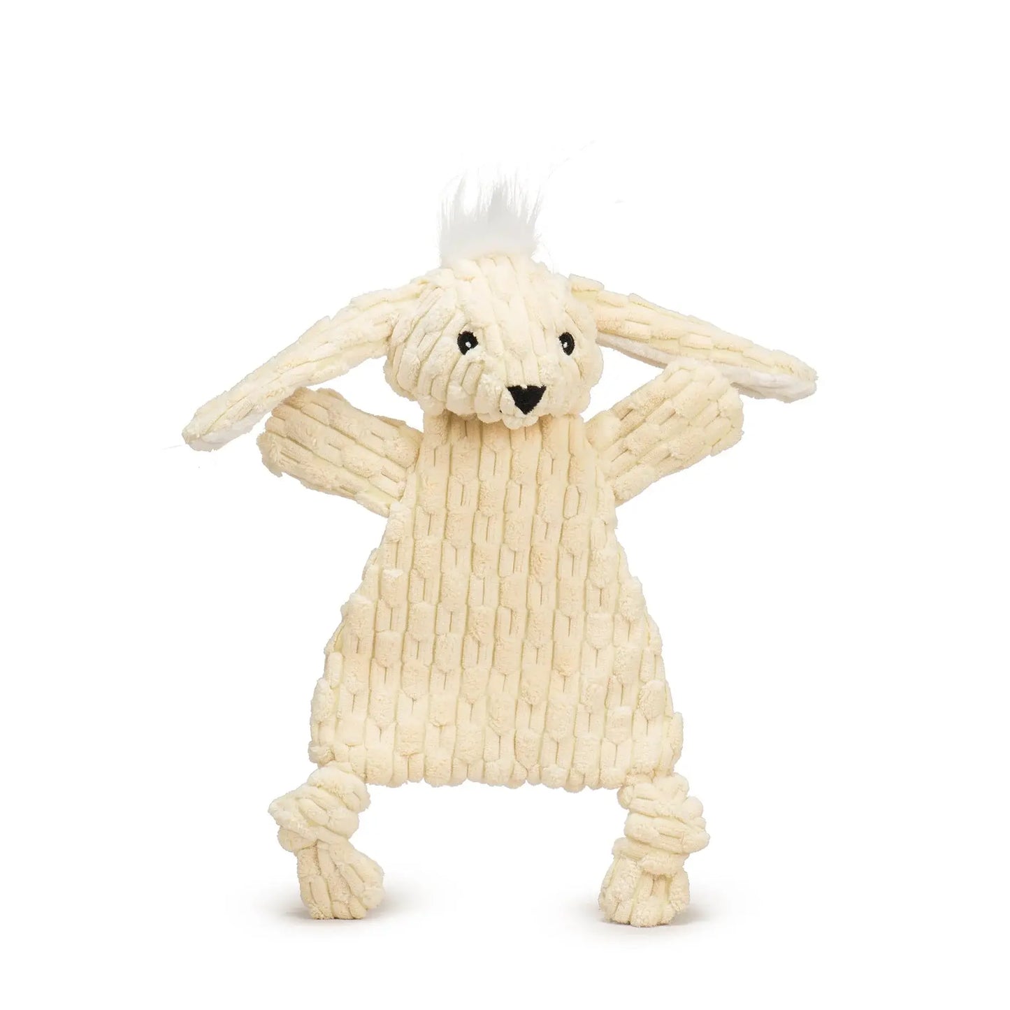 Bobbi Bunny HuggleFlatties™ Durable Plush Dog Toy - HuggleHounds - Flyclothing LLC