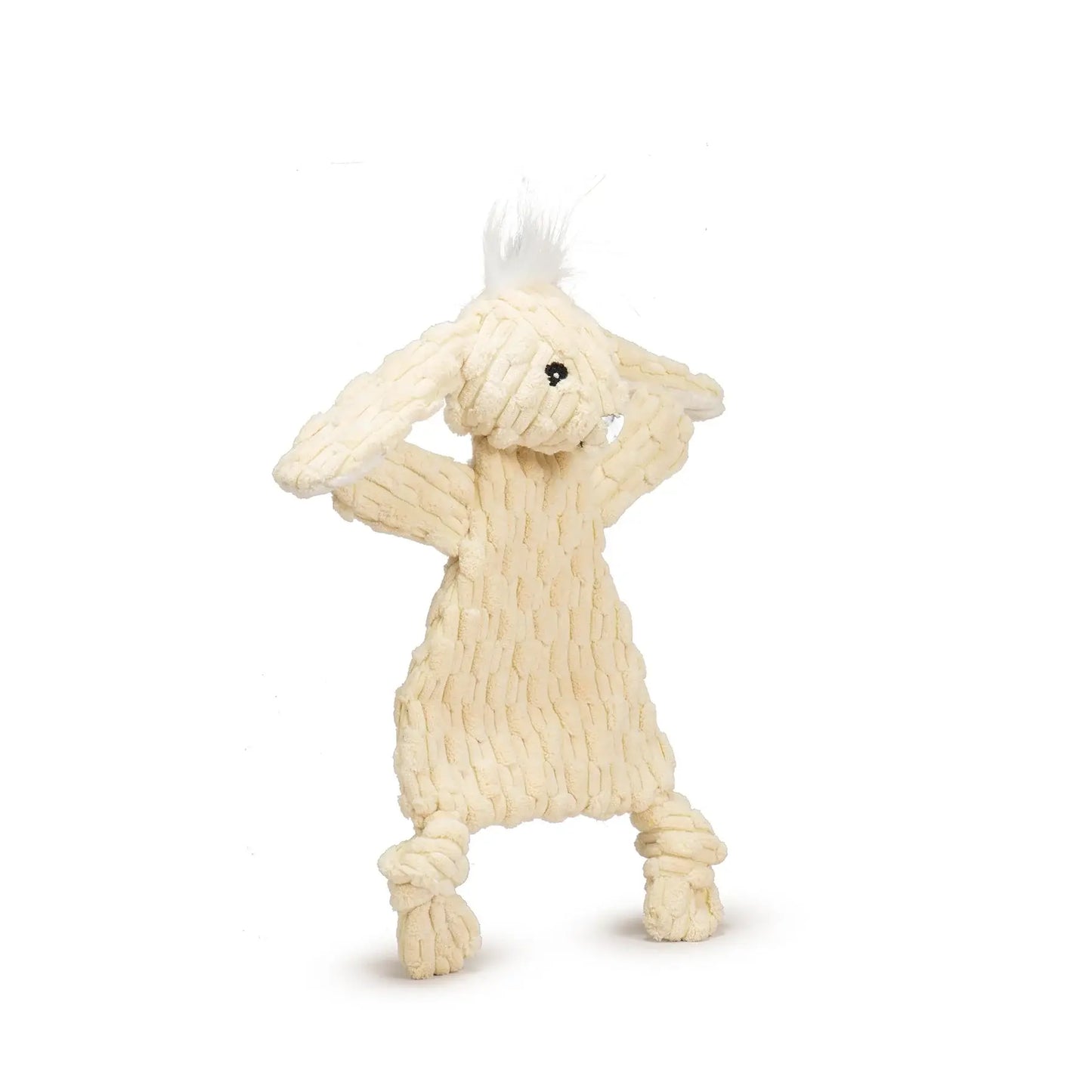 Bobbi Bunny HuggleFlatties™ Durable Plush Dog Toy - HuggleHounds - Flyclothing LLC