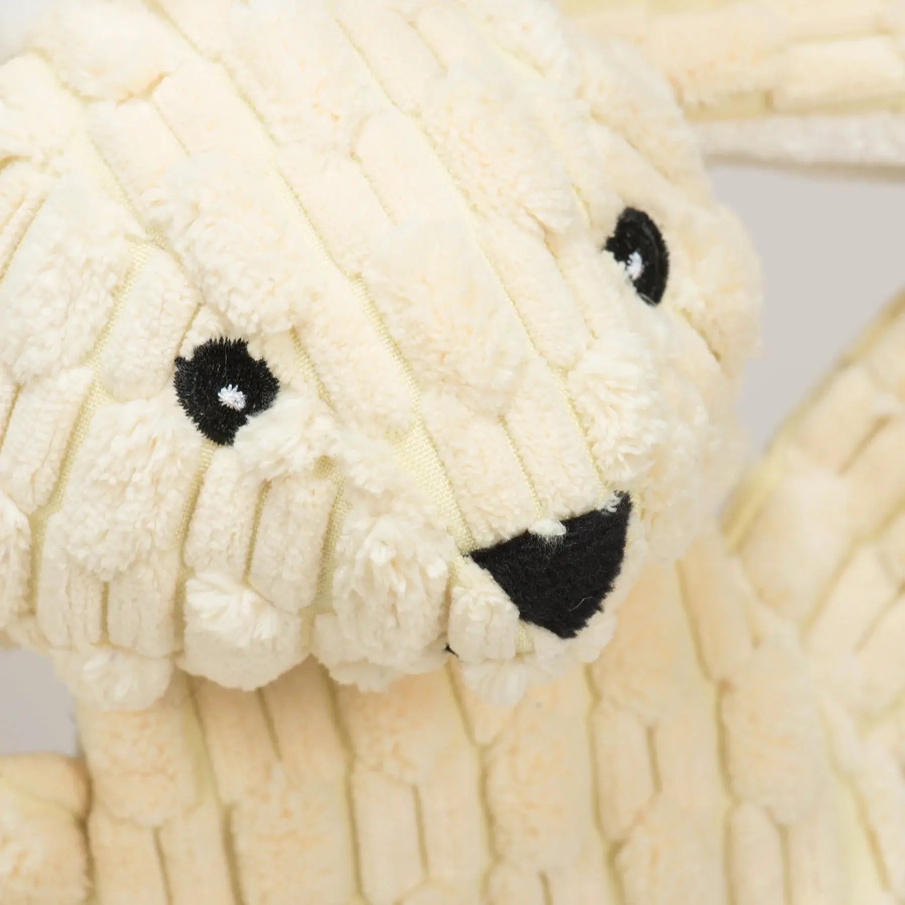 Bobbi Bunny HuggleFlatties™ Durable Plush Dog Toy - HuggleHounds - Flyclothing LLC