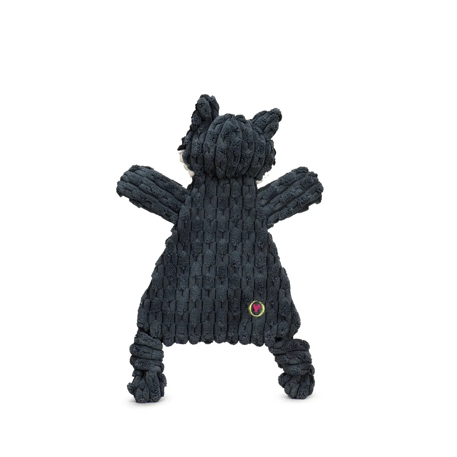 Reggie Raccoon HuggleFlatties™ Durable Plush Dog Toy - HuggleHounds - Flyclothing LLC