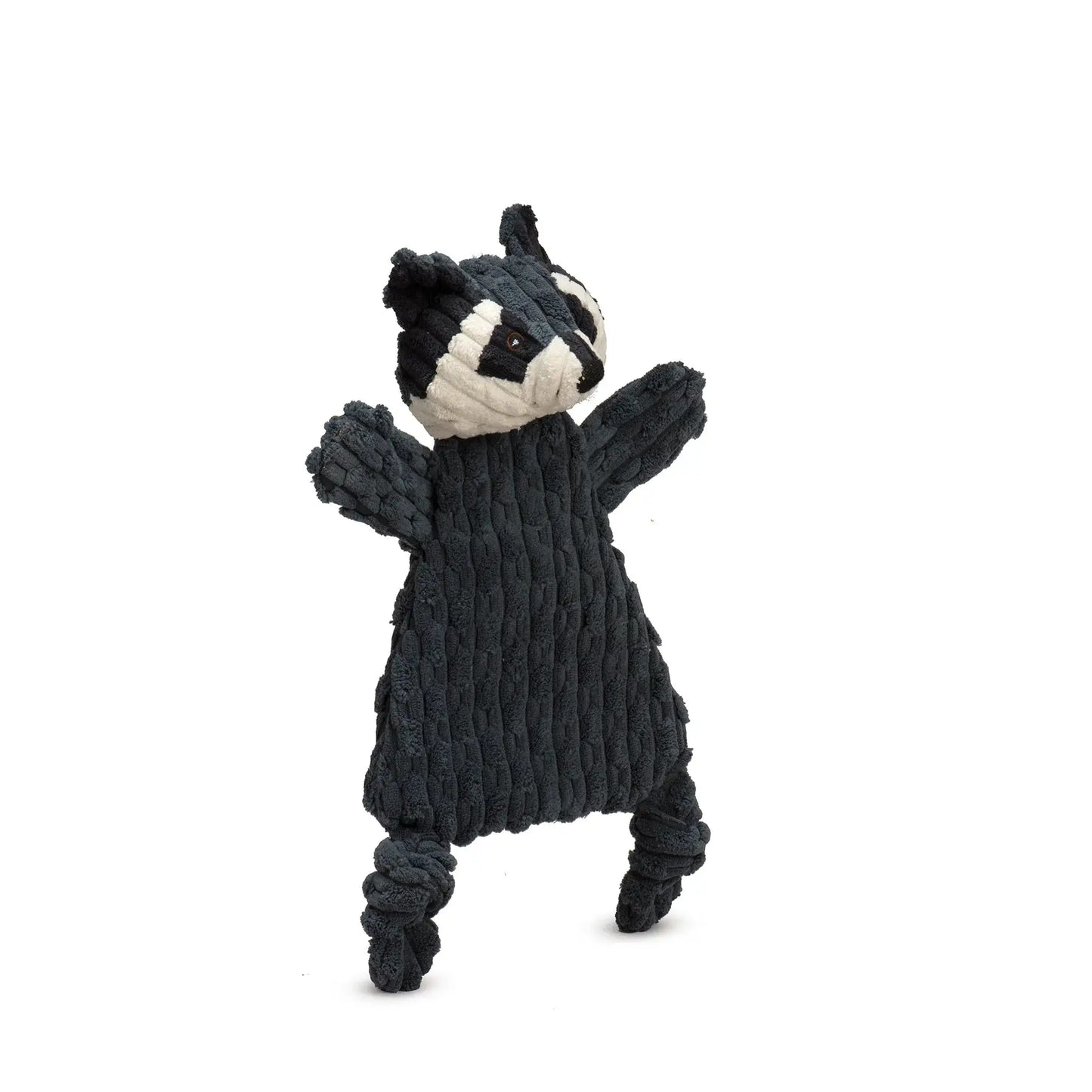 Reggie Raccoon HuggleFlatties™ Durable Plush Dog Toy - HuggleHounds - Flyclothing LLC
