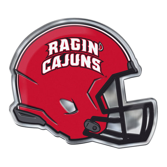 Louisiana-Lafayette Ragin' Cajuns Heavy Duty Aluminium Helmet Emblem - Louisiana-Lafayette
