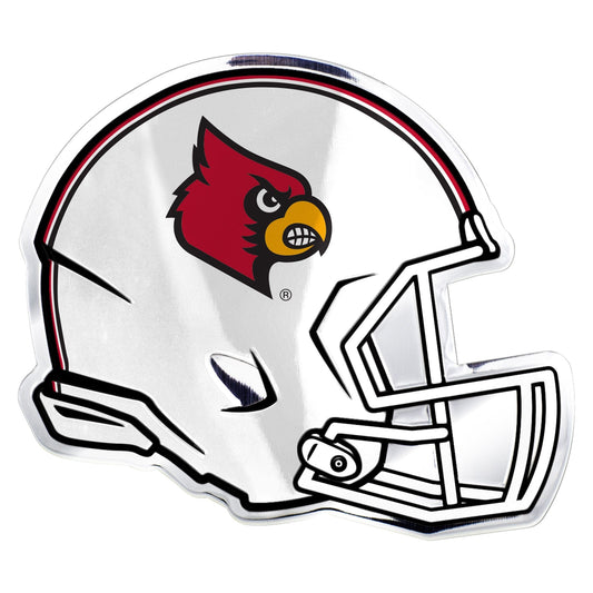 Louisville Cardinals Heavy Duty Aluminium Helmet Emblem - Louisville