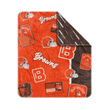 Cleveland Browns Dream Weave Throw 50x60 - Logo Brands - Flyclothing LLC