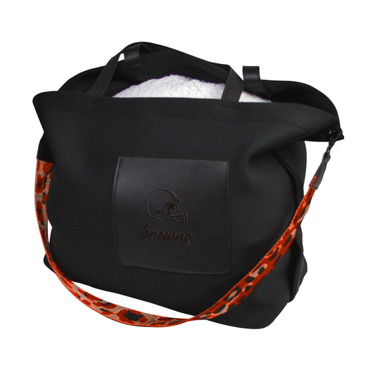 Cleveland Browns Neoprene Tote - Logo Brands - Flyclothing LLC