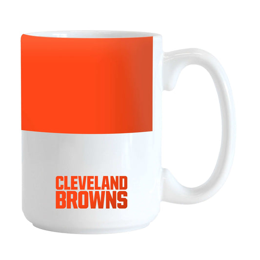 Cleveland Browns 15oz Colorblock Sublimated Mug - Logo Brands - Flyclothing LLC