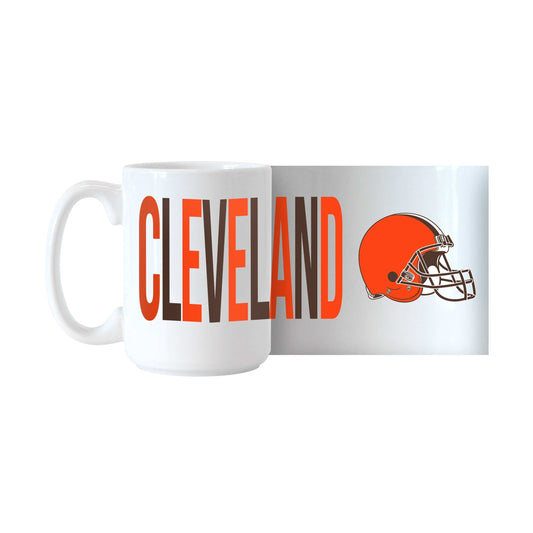 Cleveland Browns 15oz Overtime Sublimated Mug - Logo Brands - Flyclothing LLC