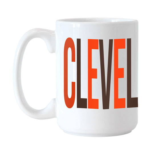 Cleveland Browns 15oz Overtime Sublimated Mug - Logo Brands - Flyclothing LLC
