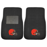 NFL - Cleveland Browns 2-pc Embroidered Car Mat Set - Logo Brands - Flyclothing LLC
