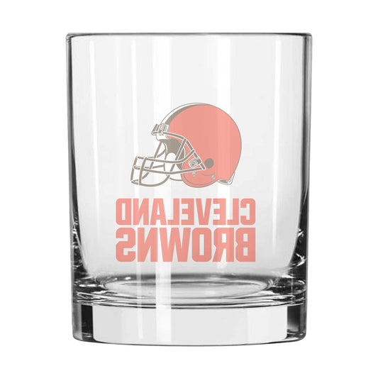Cleveland Browns 14oz Swagger Rocks Glass - Logo Brands - Flyclothing LLC