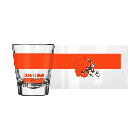 Cleveland Browns 2oz Colorblock Shot Glass - Logo Brands - Flyclothing LLC
