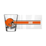 Cleveland Browns 2oz Stripe Shot Glass - Logo Brands - Flyclothing LLC