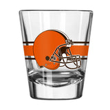 Cleveland Browns 2oz Stripe Shot Glass - Logo Brands - Flyclothing LLC