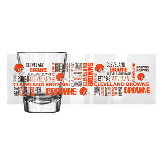 Cleveland Browns 2oz Spirit Shot Glass - Logo Brands - Flyclothing LLC