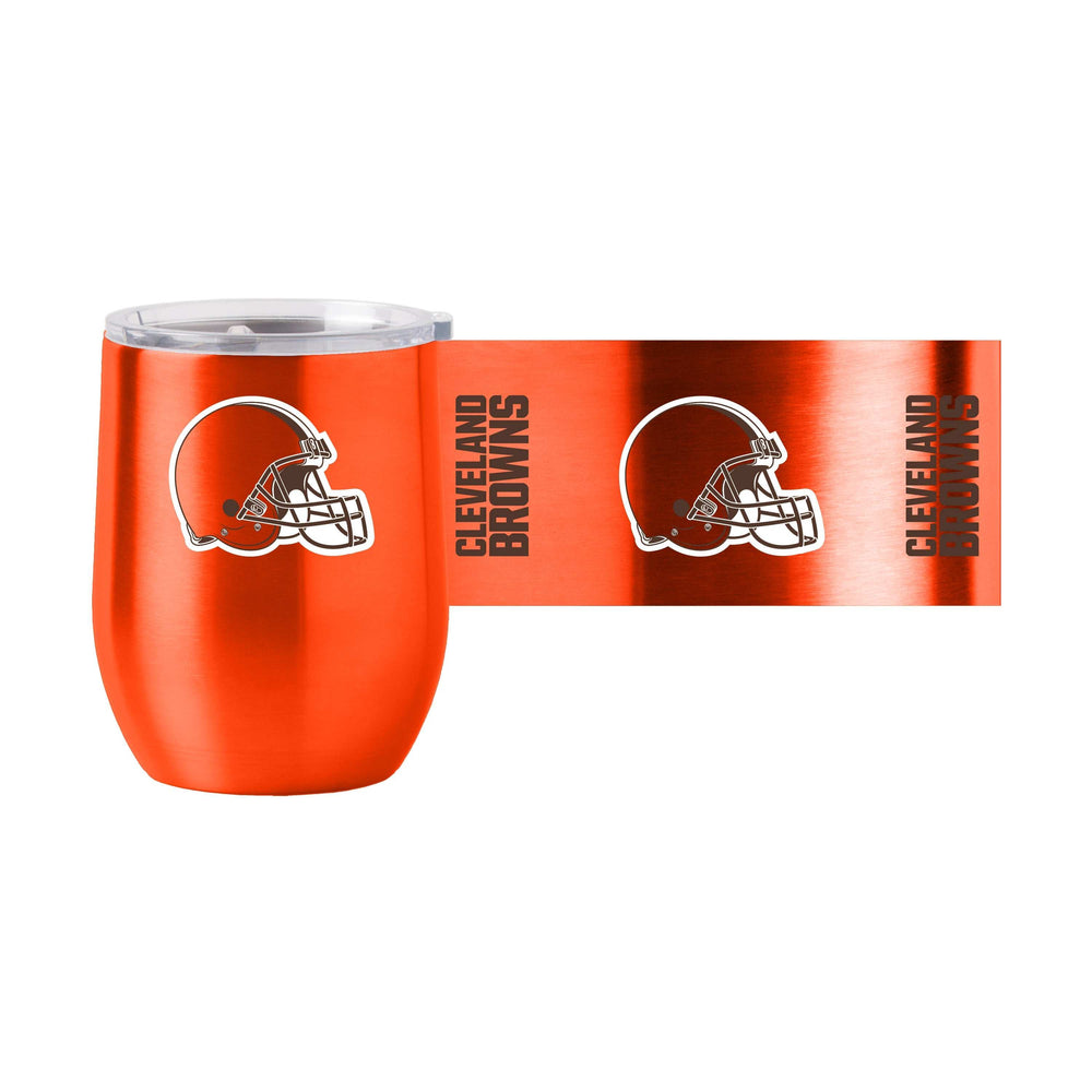 Cleveland Browns 16oz Gameday Stainless Curved Beverage - Logo Brands - Flyclothing LLC