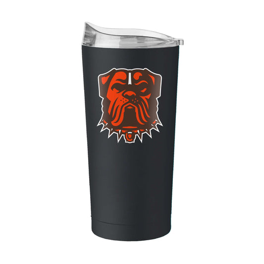 Cleveland Browns Bulldog 20oz Powder Coat Tumbler - Logo Brands - Flyclothing LLC