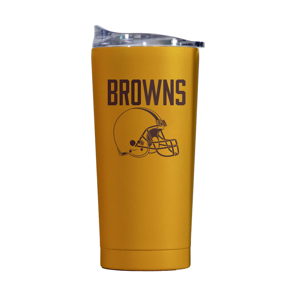 Cleveland Browns 20oz Huddle Powder Coat Tumbler - Logo Brands - Flyclothing LLC