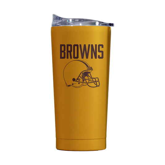 Cleveland Browns 20oz Huddle Powder Coat Tumbler - Logo Brands - Flyclothing LLC