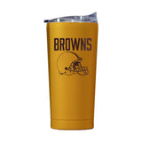 Cleveland Browns 20oz Huddle Powder Coat Tumbler - Logo Brands - Flyclothing LLC