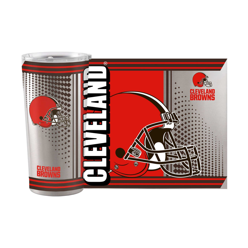Cleveland Browns Hero 20oz Stainless Tumbler - Logo Brands - Flyclothing LLC