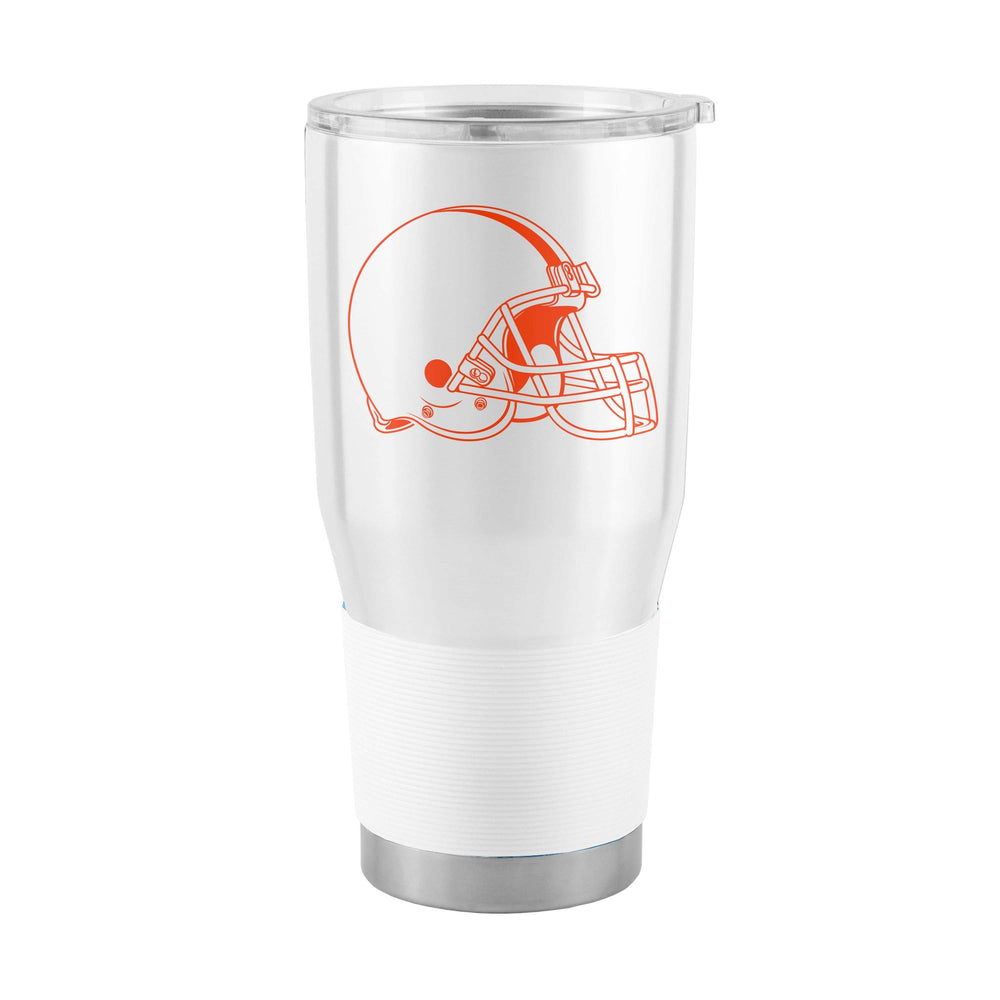 Cleveland Browns White 30oz Gameday Stainless Steel Tumbler - Logo Brands - Flyclothing LLC