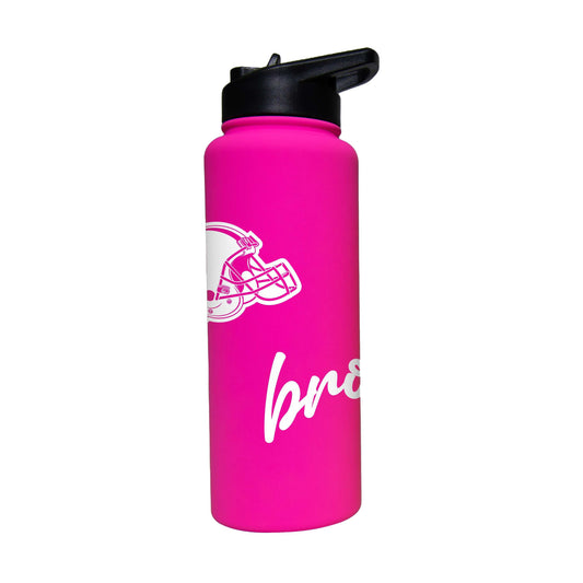 Cleveland Browns 34oz Electric Bold Soft Touch Quencher - Logo Brands - Flyclothing LLC