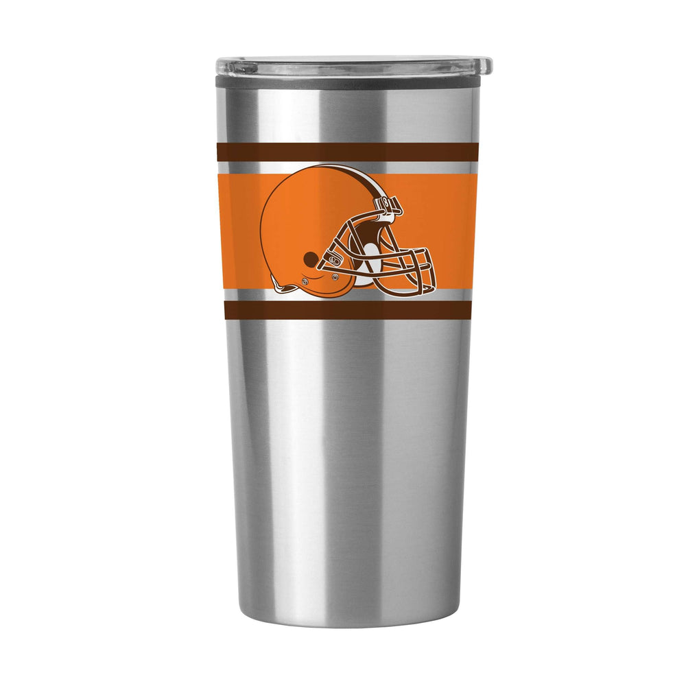 Cleveland Browns Stripe 20 oz Fusion Tumbler - Logo Brands - Flyclothing LLC
