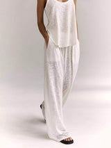 Wide Strap Tank and Pants Lounge Set - Trendsi - Flyclothing LLC