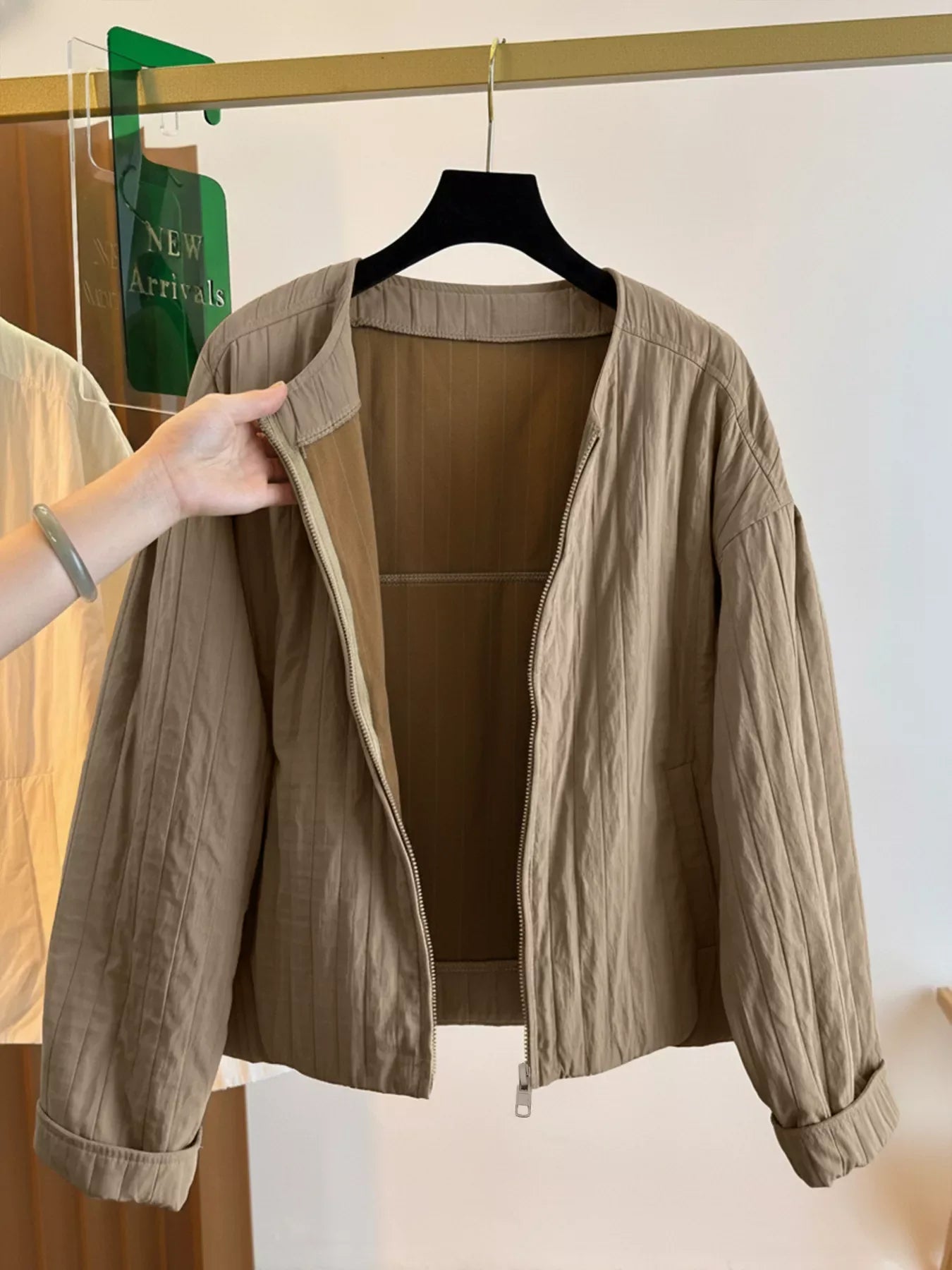 Zip Up Lightweight Jacket - Trendsi - Flyclothing LLC