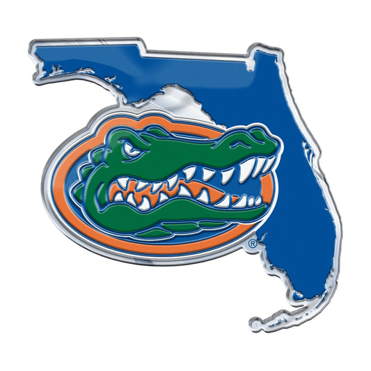 Florida Gators Team State Aluminum Embossed Emblem - Florida