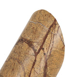 Set of Two Brown Marble Geometric Decorative Bookends - Homeroots - Flyclothing LLC