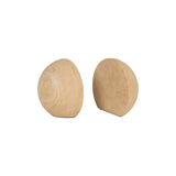 Set of Two Beige Stone Orb Decorative Bookends - Homeroots - Flyclothing LLC