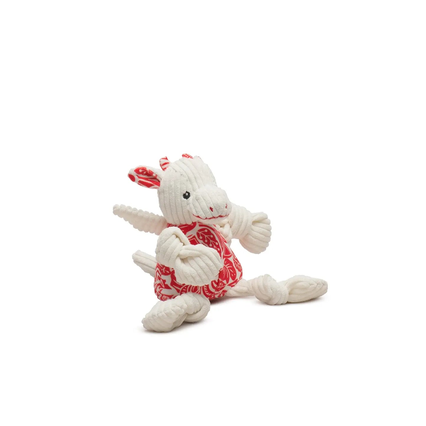 Lucky Dragon Knottie® Plush Dog Toy - HuggleHounds - Flyclothing LLC