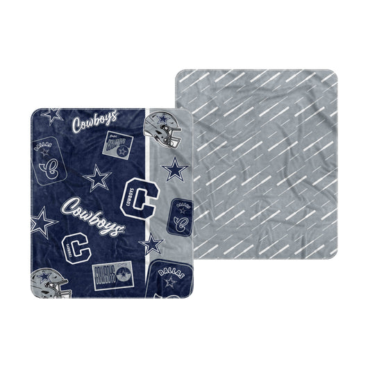 Dallas Cowboys Dream Weave Throw 50x60 - Logo Brands - Flyclothing LLC