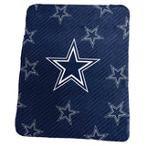 Dallas Cowboys Repeating Classic Fleece Throw - Logo Brands - Flyclothing LLC