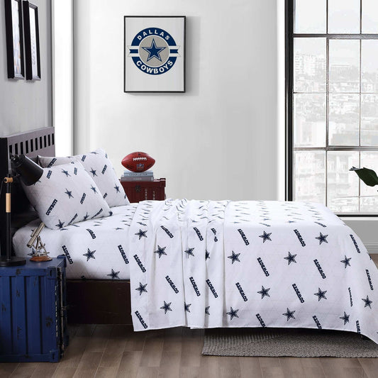 Dallas Cowboys Command Sheet Set Full - Logo Brands - Flyclothing LLC