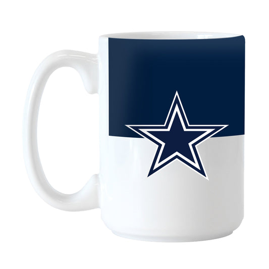 Dallas Cowboys Colorblock 15oz Sublimated Mug
