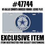 NFL - Dallas Cowboys Embossed Roundel License Plate