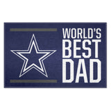 NFL - Dallas Cowboys Starter Mat - World's Best Dad